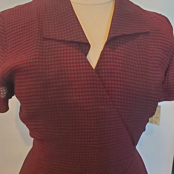 NWT Donna Ricco Wrap Dress Size 12 - Picture 3 of 7